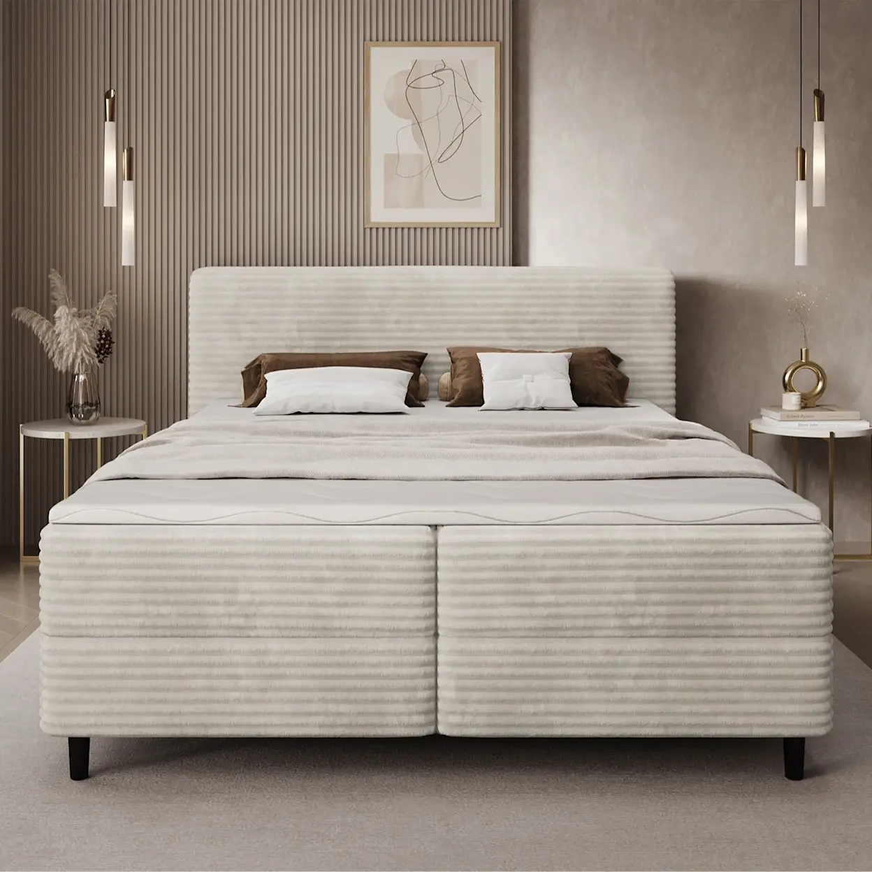 Łóżko kontynentalne Cortiko