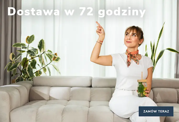 Baner promocyjny ELTAP – ekspresowa dostawa mebli w 72 godziny. Stylowe meble i komfortowa przestrzeń w kilka dni.