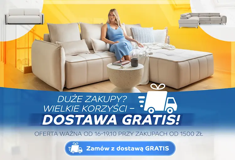 Baner promocyjny ELTAP – darmowa dostawa przy zakupach powyżej 1500 zł. Oferta ważna od 16 do 19 października 2025