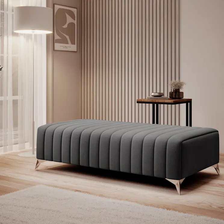 Pufa Laurence PU-LAU-05NU, lampa Vespillo LA-VES-ST1-W, lustro Verona MI-VER-B-17050, stolik kawowy Vigo Vigo_1 [pomieszczenie MAŁE 824:772] 