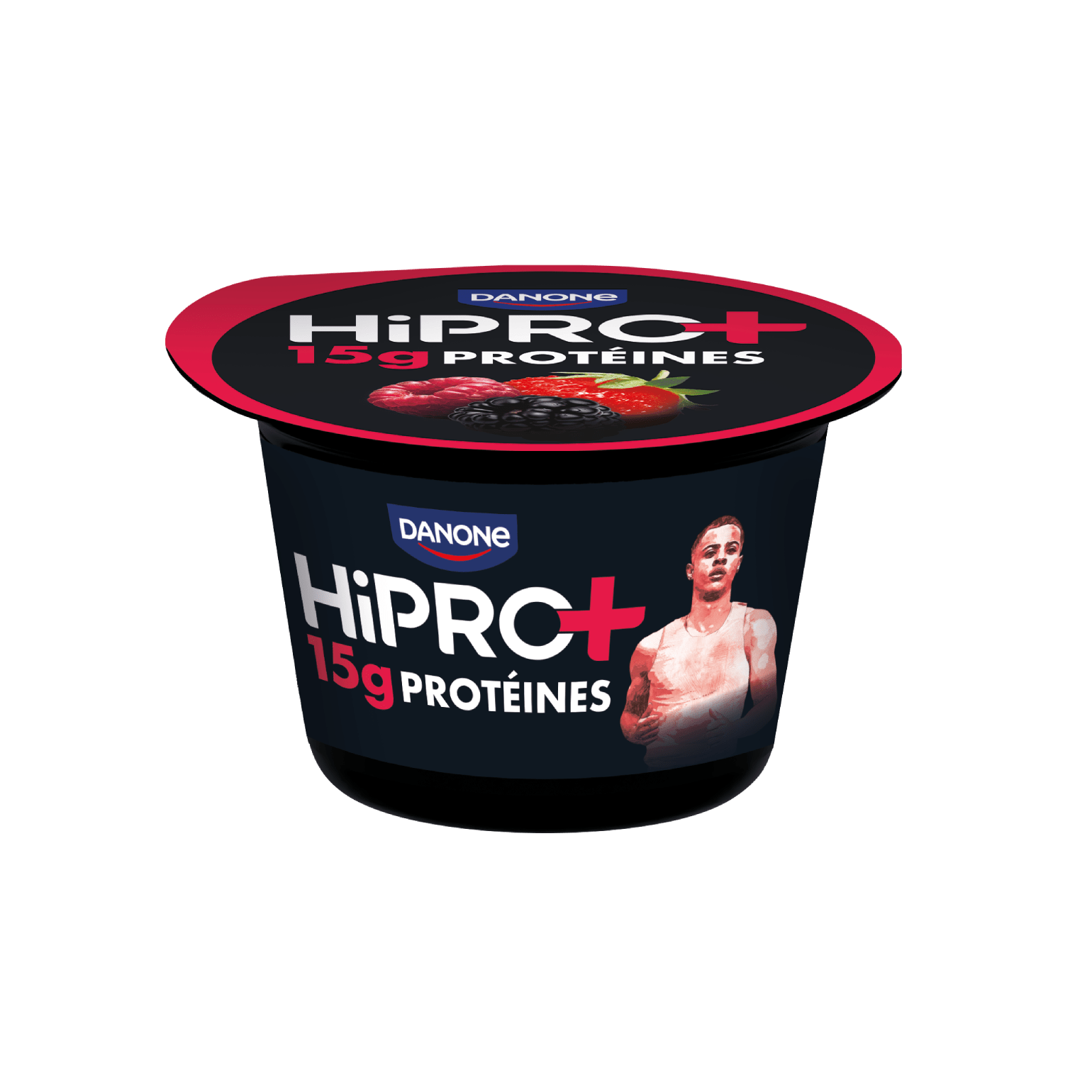 Nouvelle gamme en édition limitée : HiPRO+ fruits rouges, en pot avec 15g de protéines et sans matières grasses.
