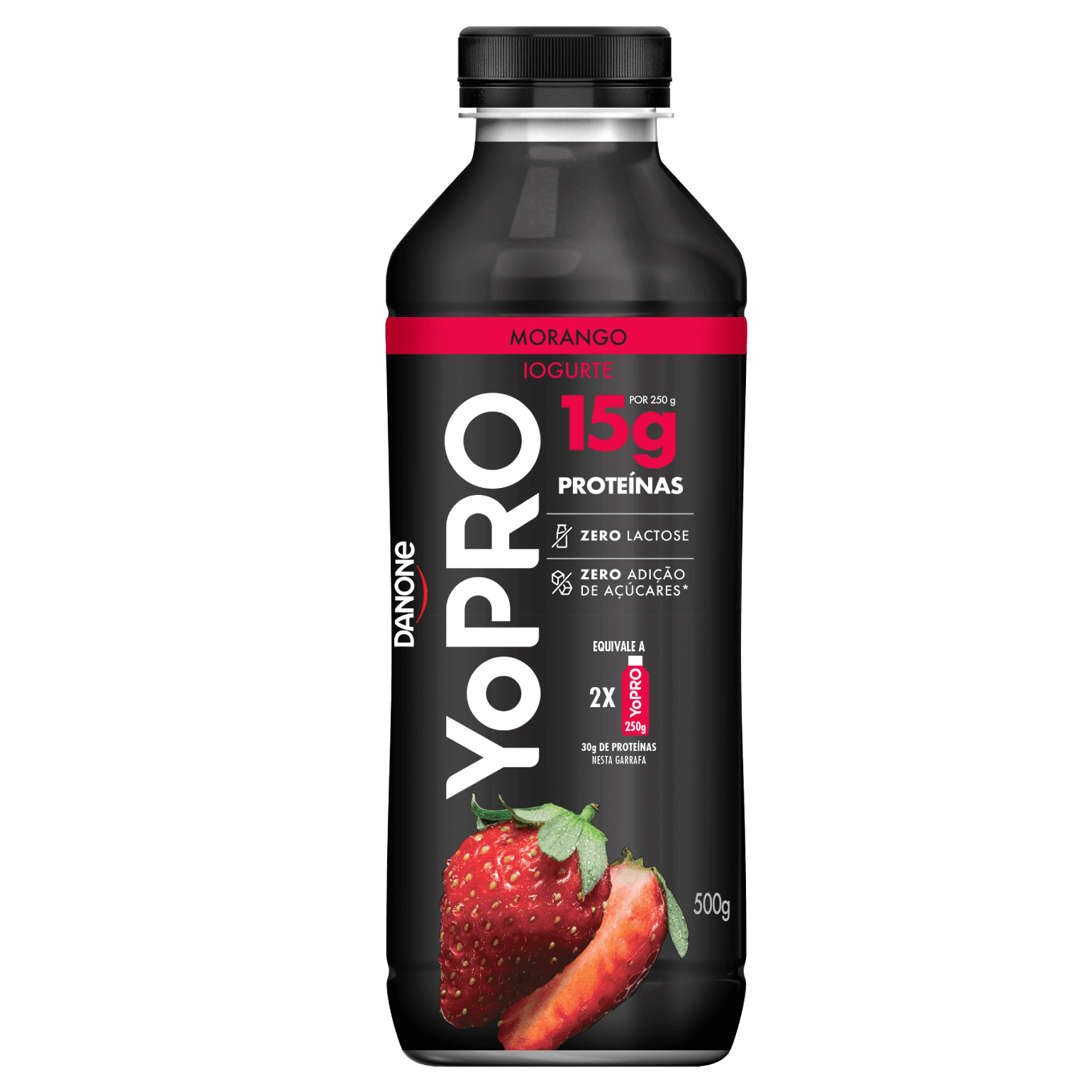 YoPRO Iogurte Líquido 500g Sabor Morango
