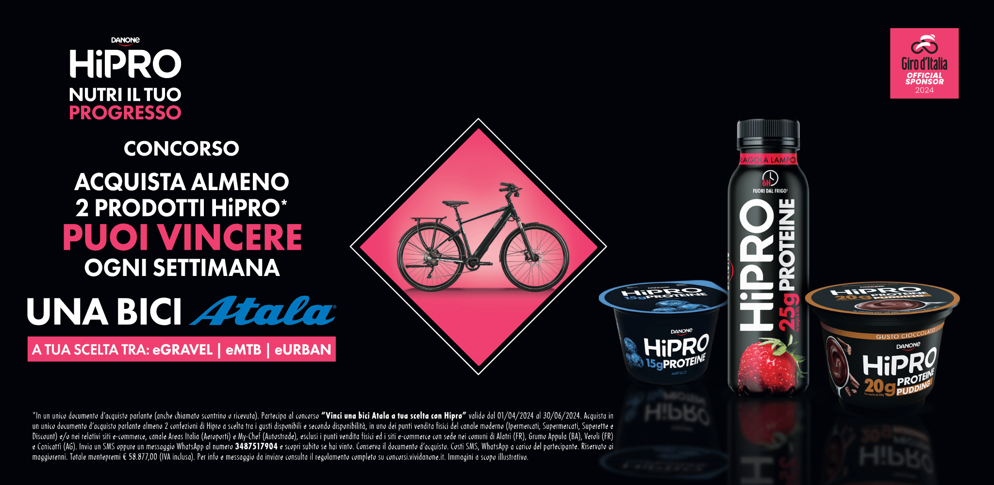 Drink HiPRO Concorso Nutri il tuo progresso Mobile