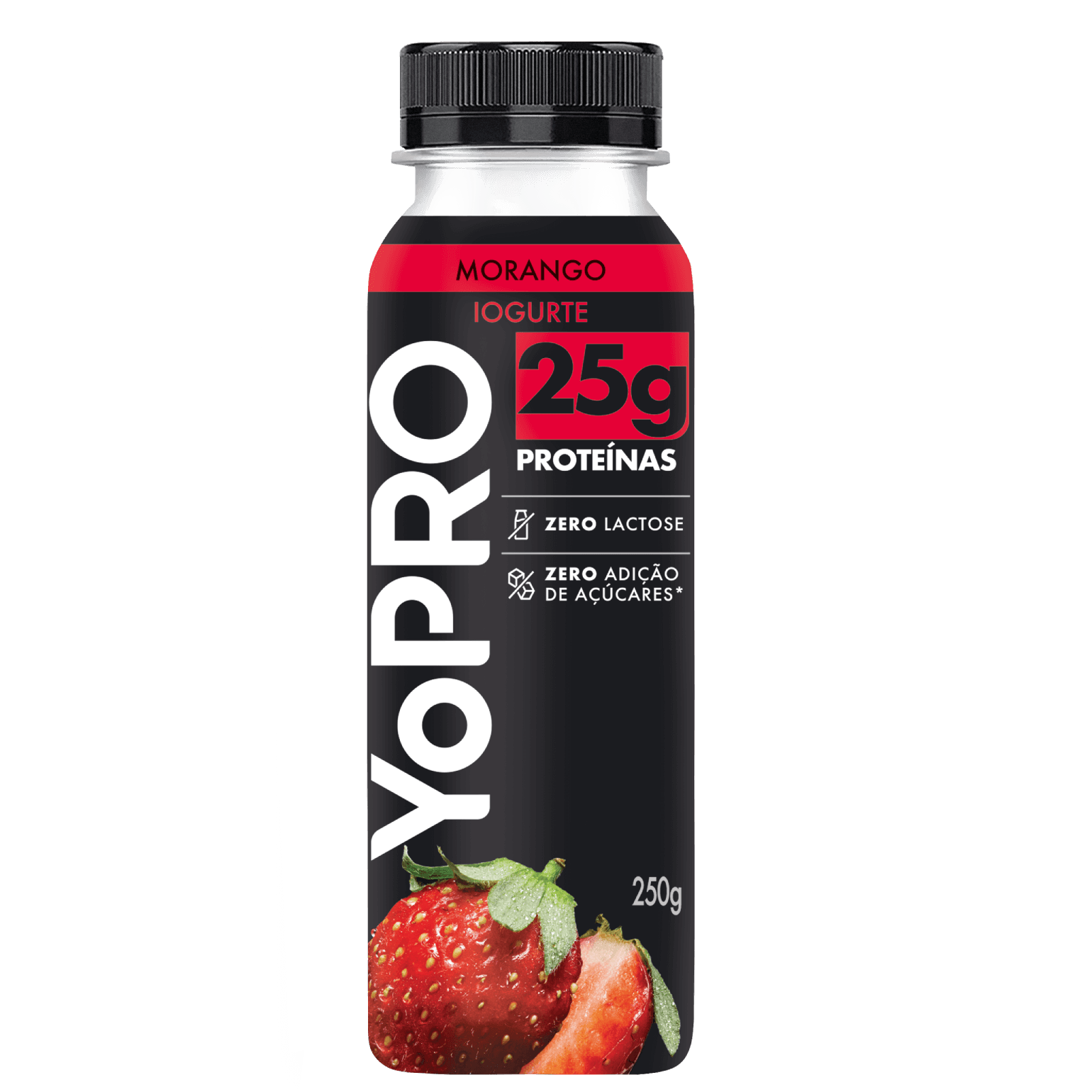 Garrafa de Iogurte Líquido sabor Morango 25g de Proteína -  YoPRO