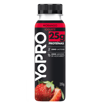 Garrafa de Iogurte Líquido sabor Morango 25g de Proteína -  YoPRO