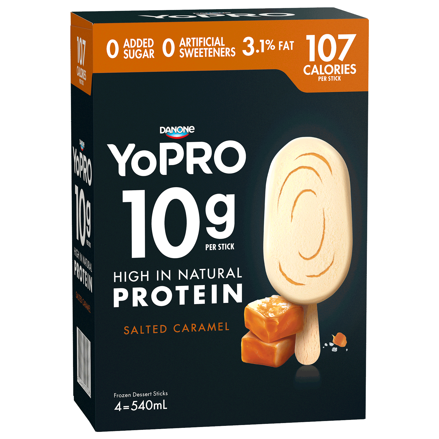 YoPRO Dessert Sticks Berries and Cream