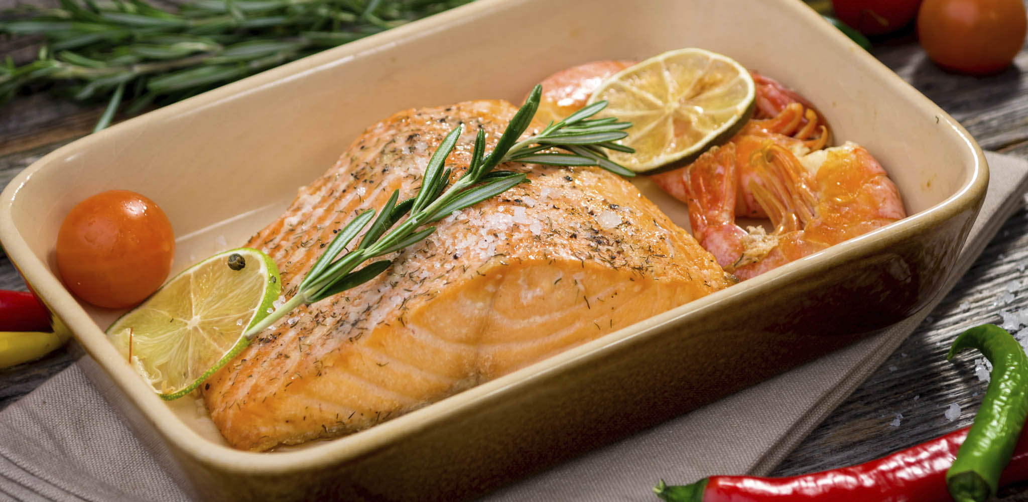 Salmão ao forno