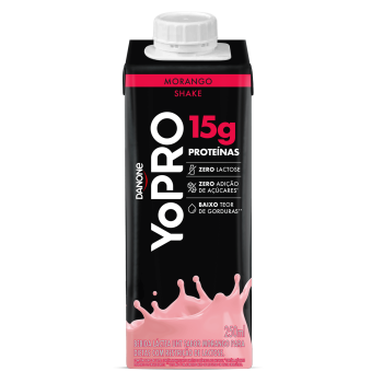 Bebida láctea 15g de proteína sabor Morango