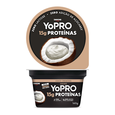 Iogurte Colherável 15g sabor Coco Cremoso