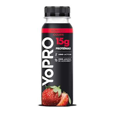 Iogurte líquido 15g sabor Morango