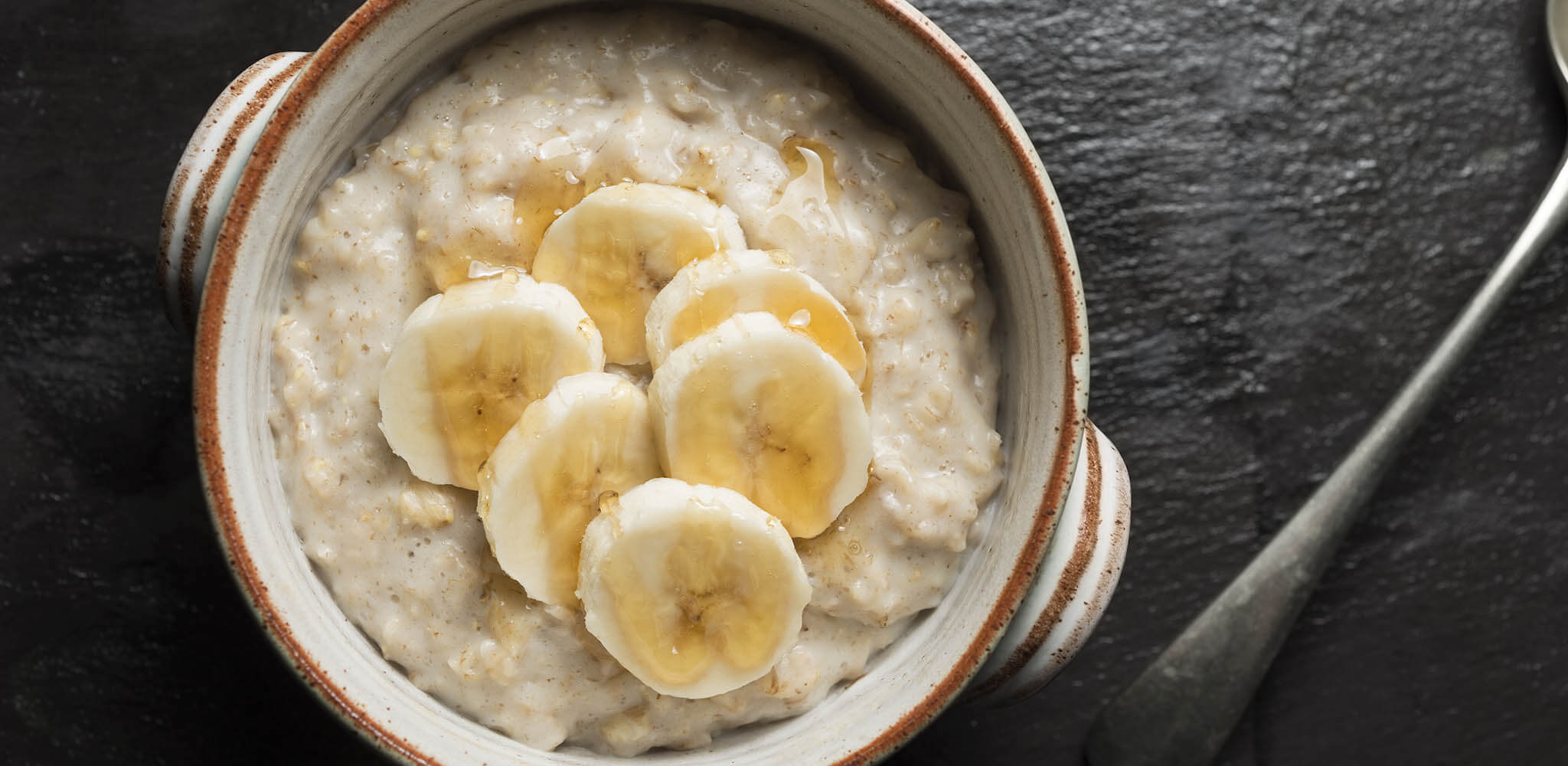 mingau de aveia com banana