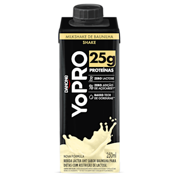 produto protein milkshake baunilha 250ml Yopro