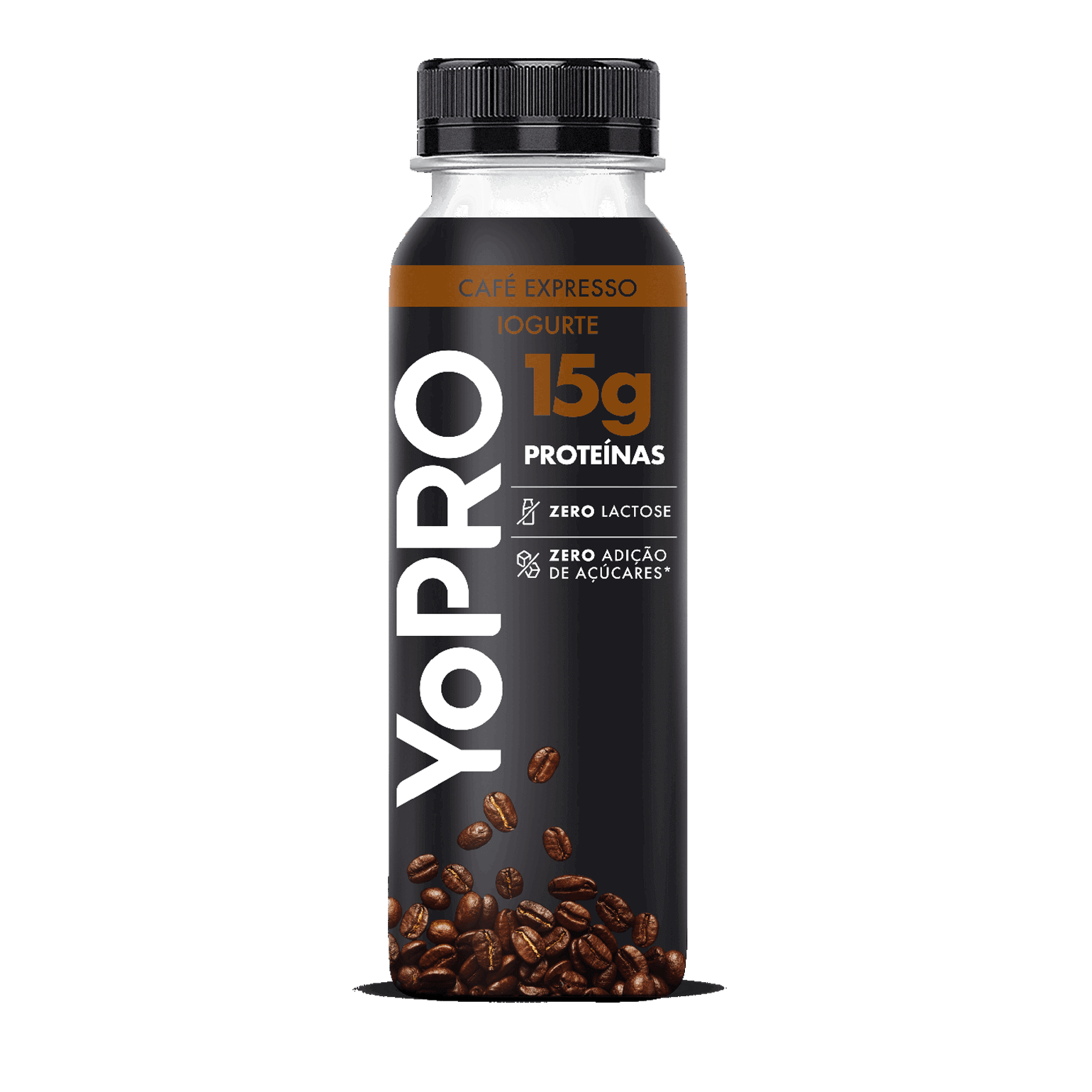 YoPro Iogurte Líquido 250 ml sabor Café Espresso com 15g de proteínas