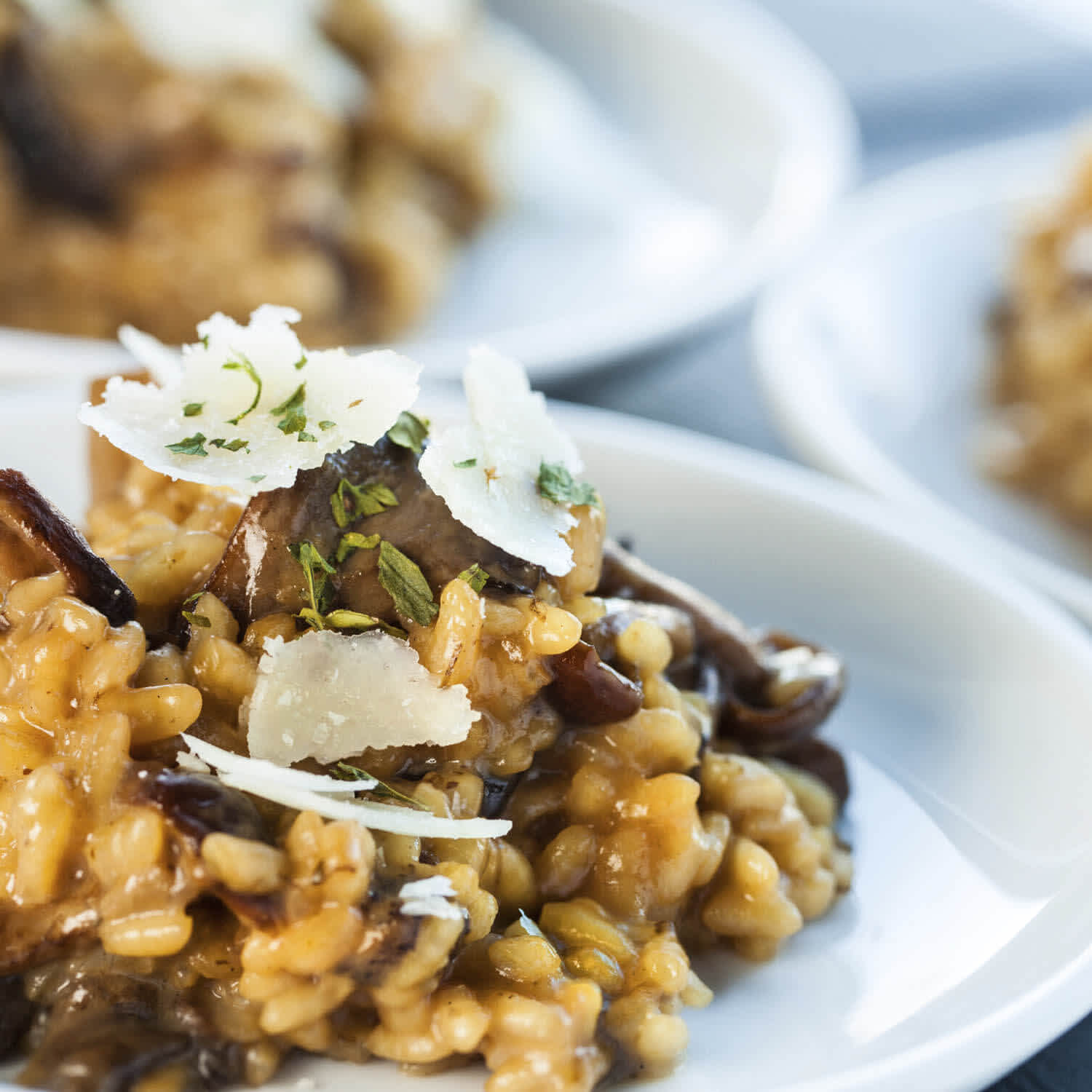 Risoto com cogumelos