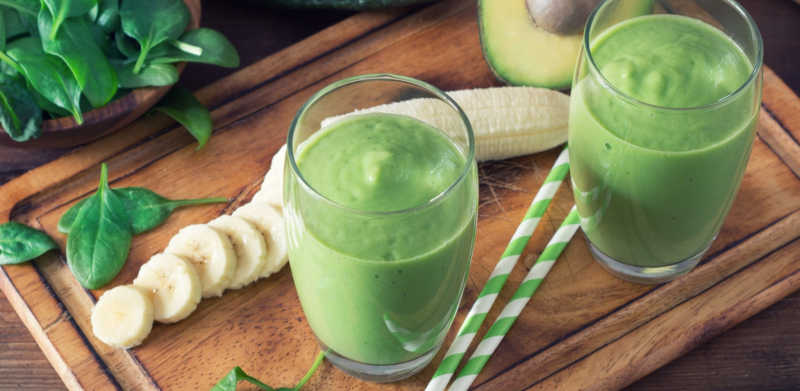 Le shake protéiné de mi-journée : le green smoothie - MOBILE