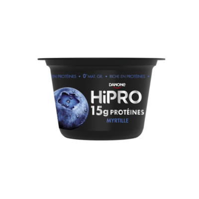 Spécialité laitière à boire hyper protéinée HiPRO Saveur Myrtille