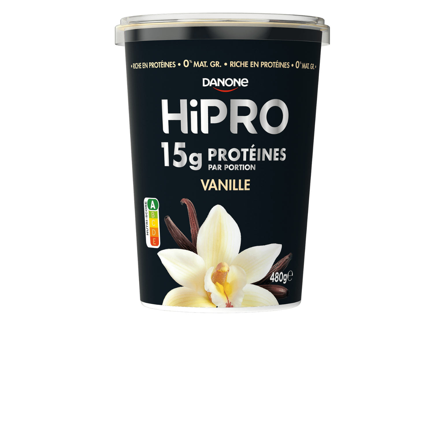 Produit laitier protéiné en pot HiPRO Vanille