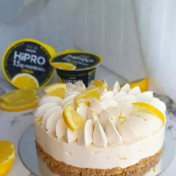 Découvrez la recette de Siham : le Cheesecake citron sans cuisson à base de HiPRO