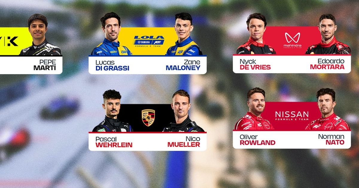 2 Line Racking In Store MEET THE GRID: Formula E's Season 12 driver line-up - ABB FIA Formula E ...