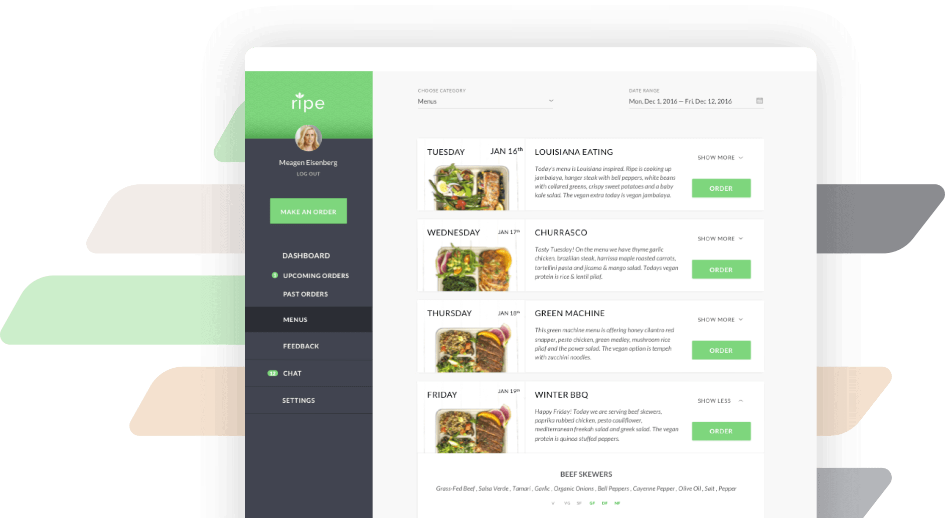 Ecommerce, CRM and Food Delivery App
