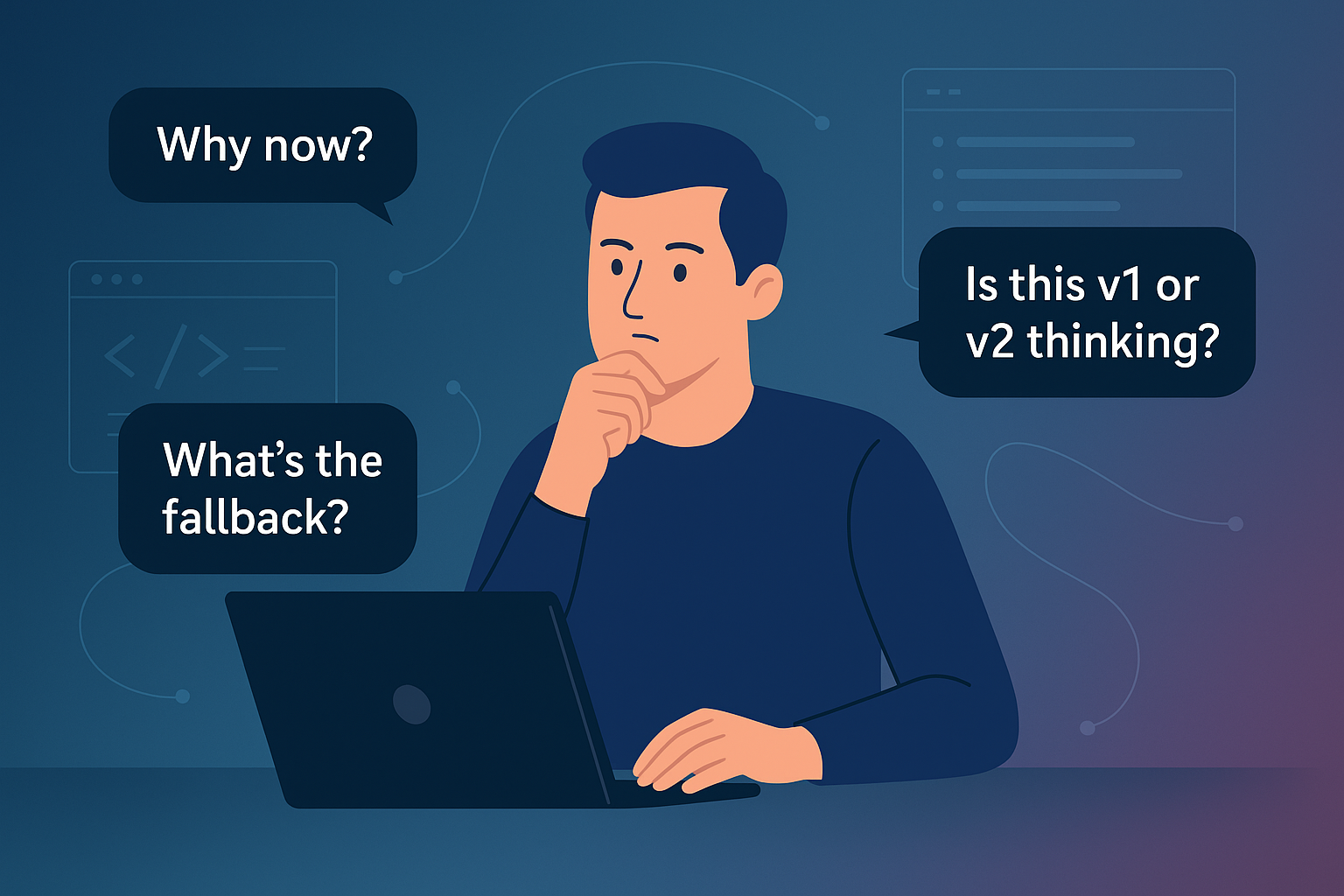 We Don't Just Build With Code. We Build With Questions.