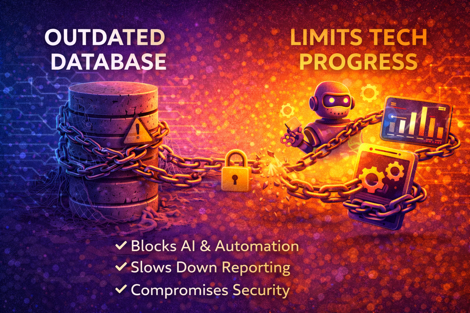 How Old Database Designs Limit AI, Automation, and Reporting