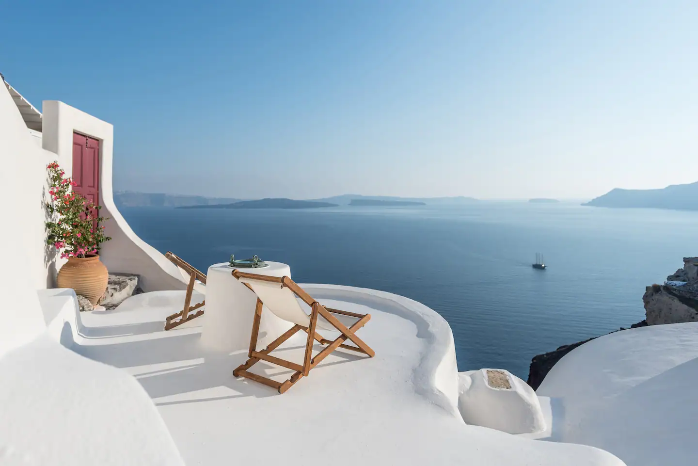 Cycladic home in Oia, Greece via AirBnb