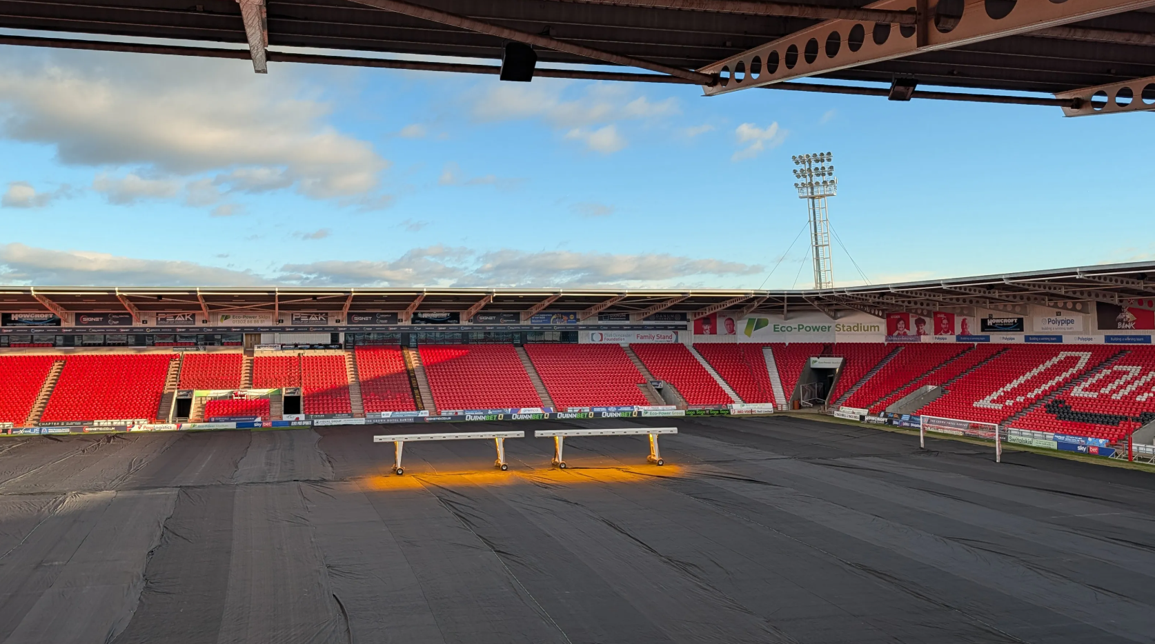 Doncaster pitch covers