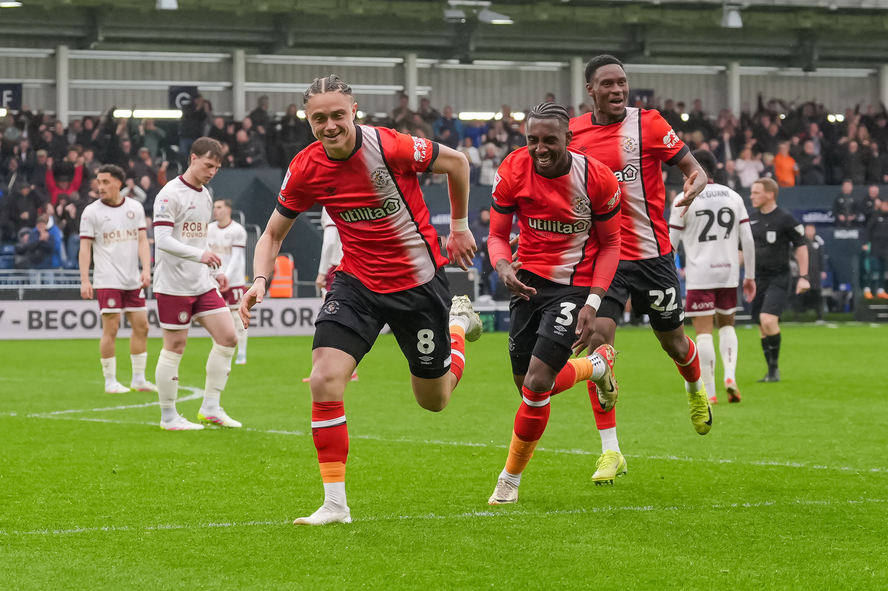 PMI Luton v Bristol City 21APR25 Aasgaard Goal 0005 Image