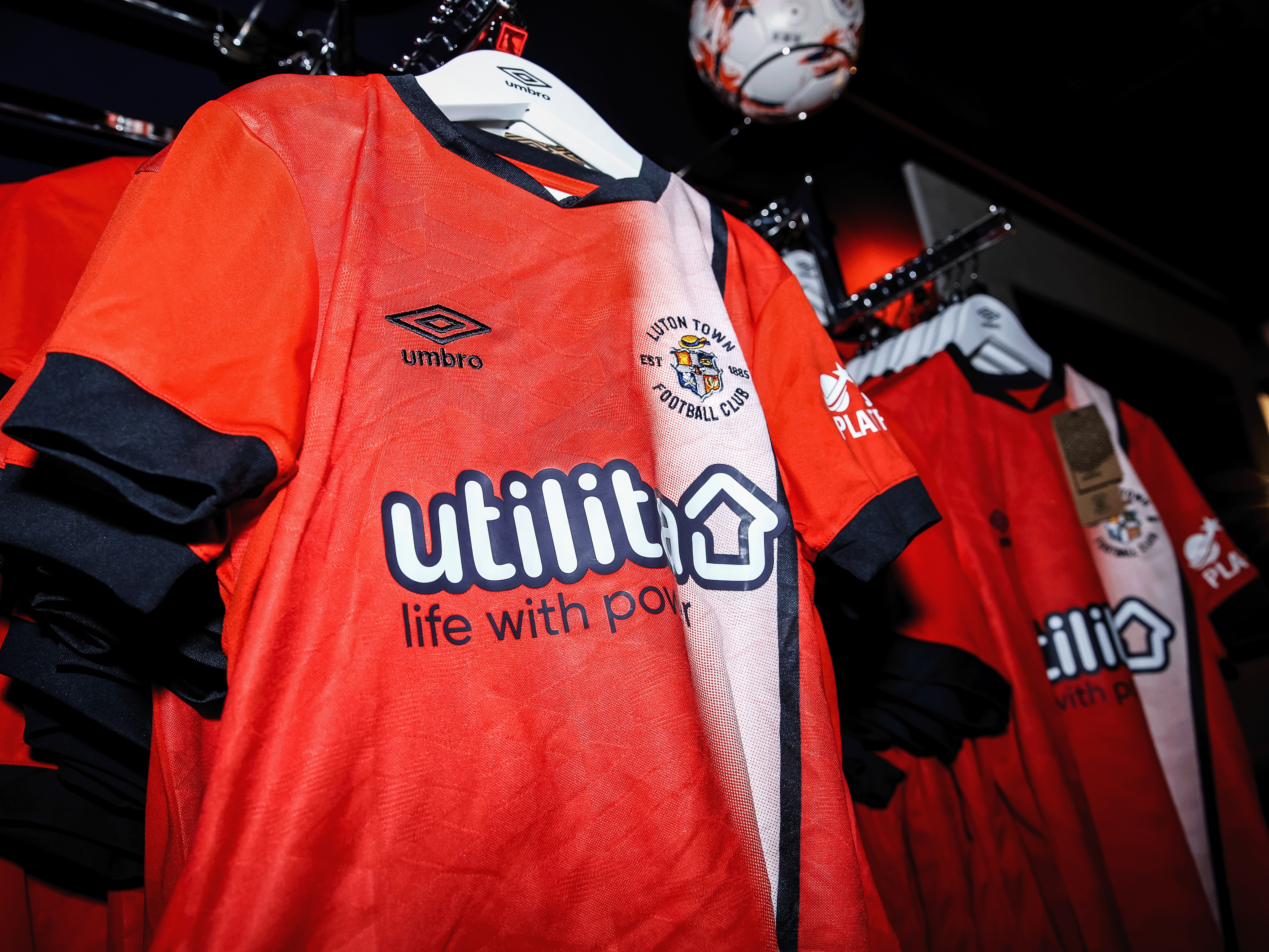 The club shop at Luton Point.