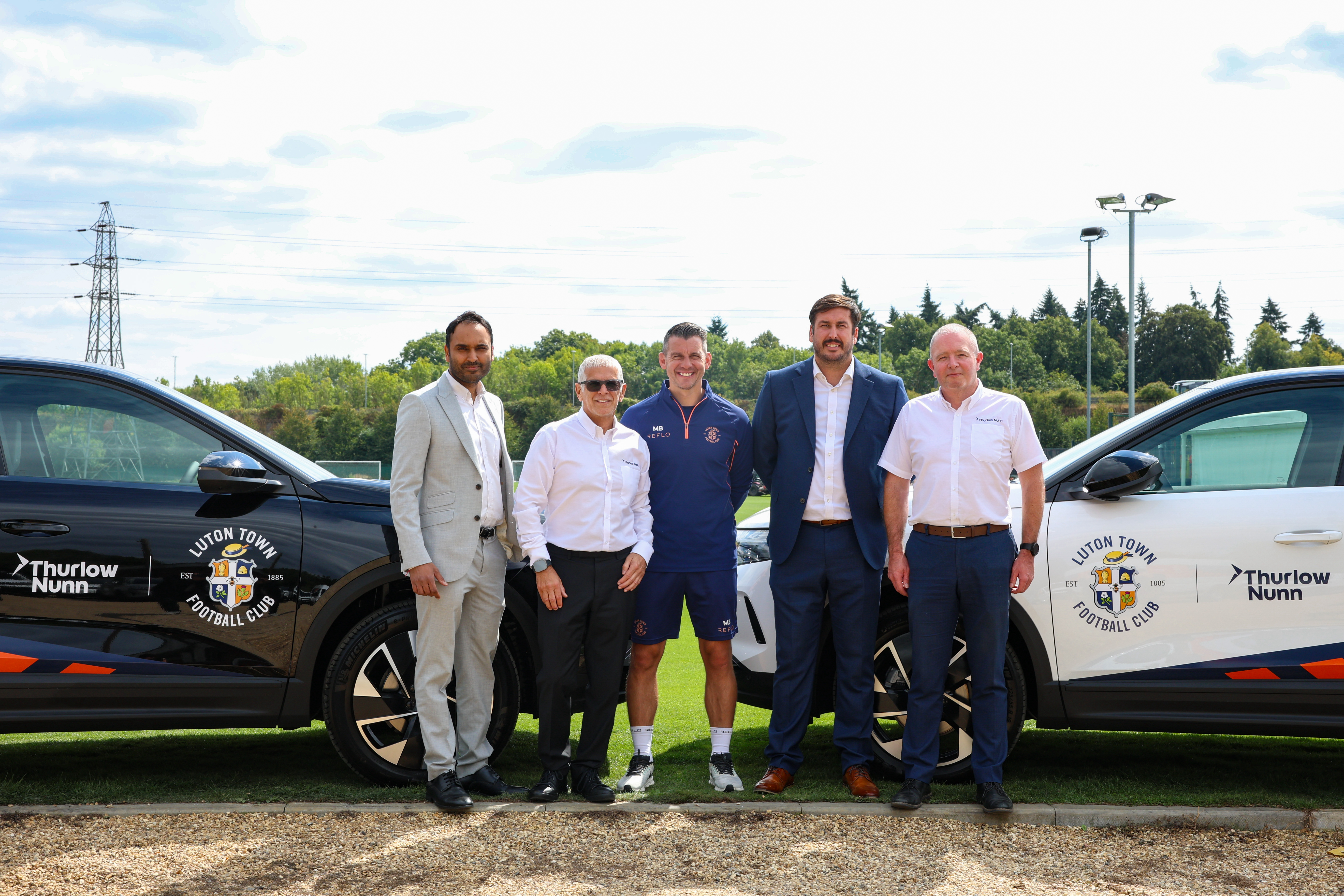 Thurlow Nunn employees with Matt Bloomfield