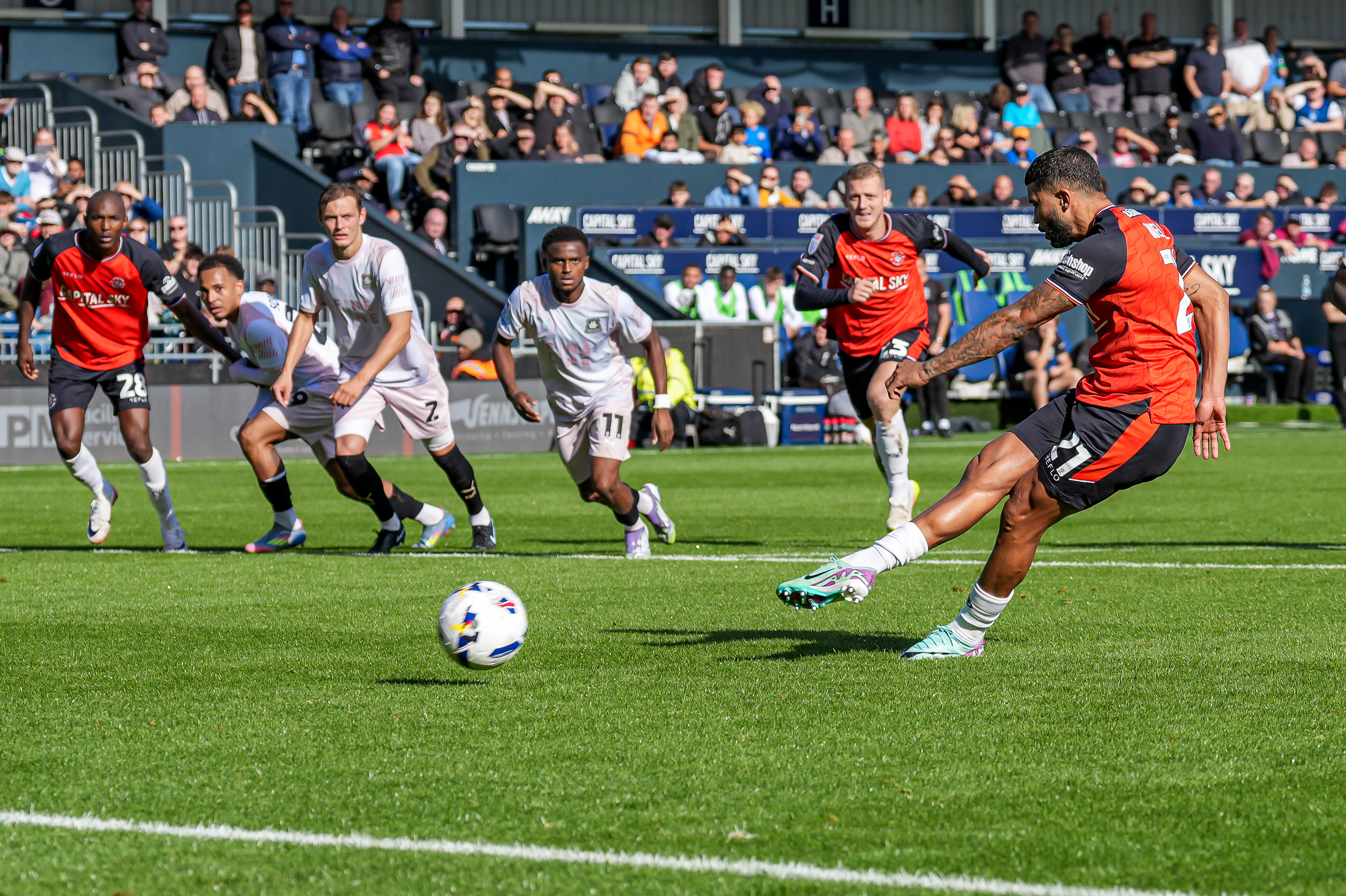 PMI Luton v Plymouth 13SEP25 Wells Goal 0040 Image