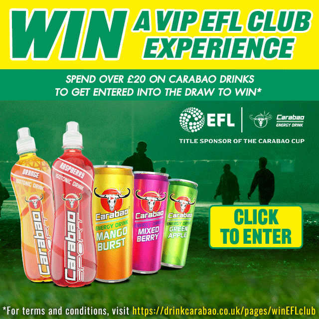 Carabao Win a Club Experience