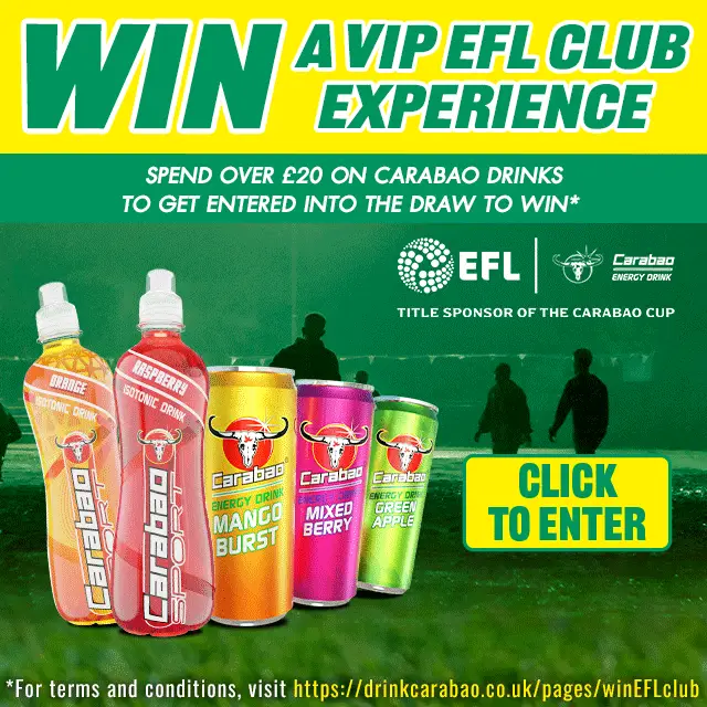 Carabao Win a Club Experience