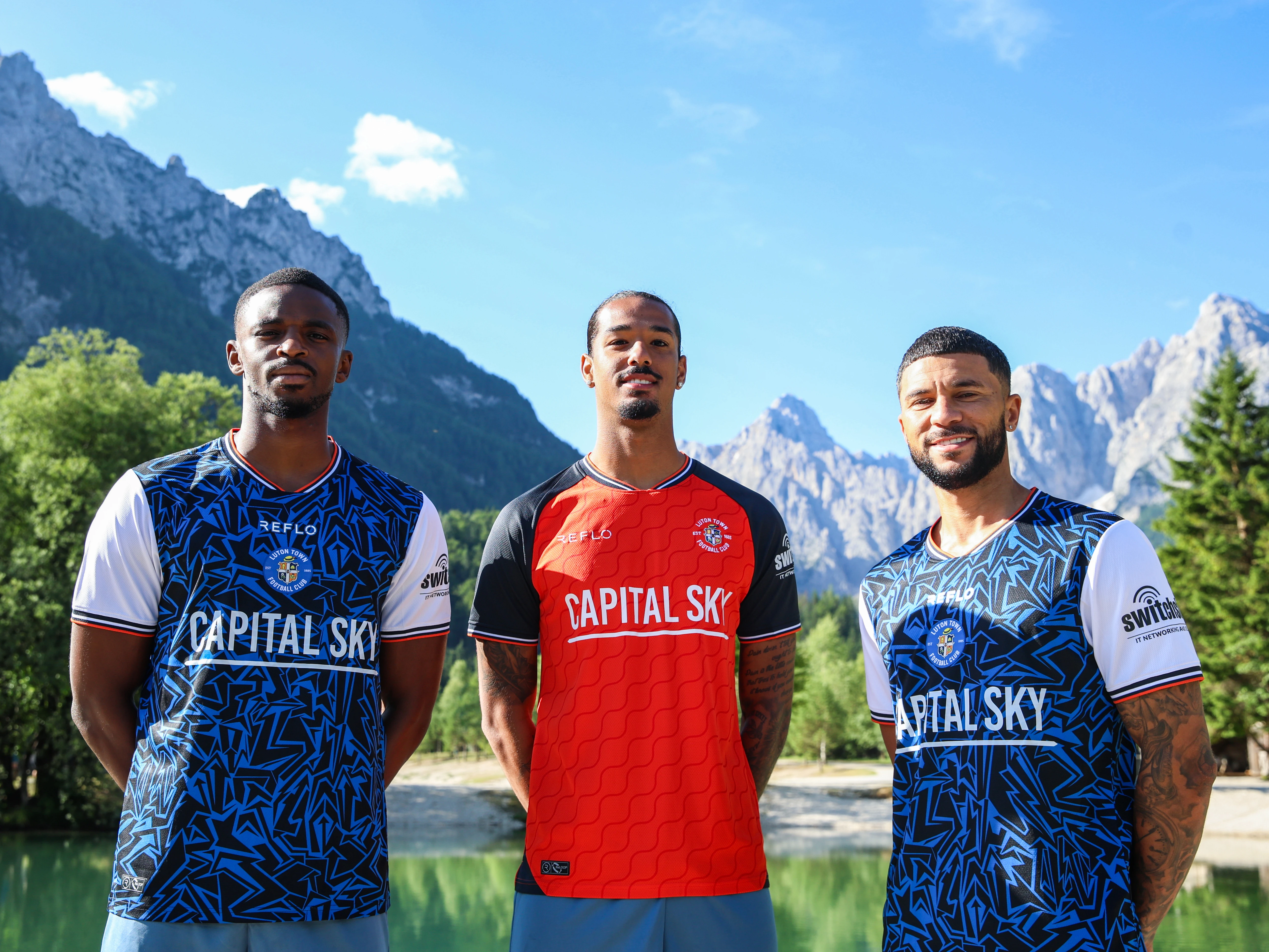 Three new boys new away kit