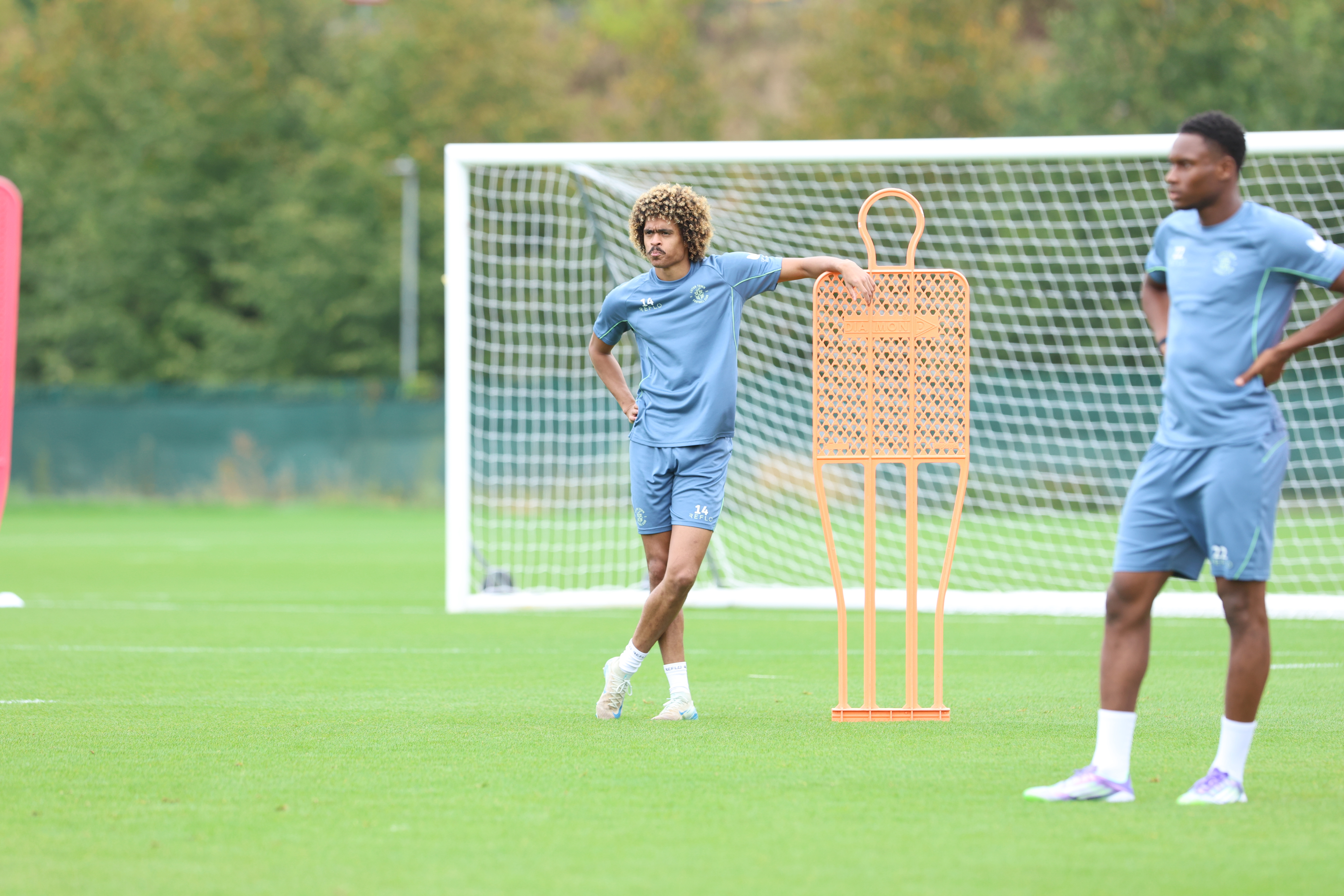Tahith Chong in training ahead of the Cardiff match.
