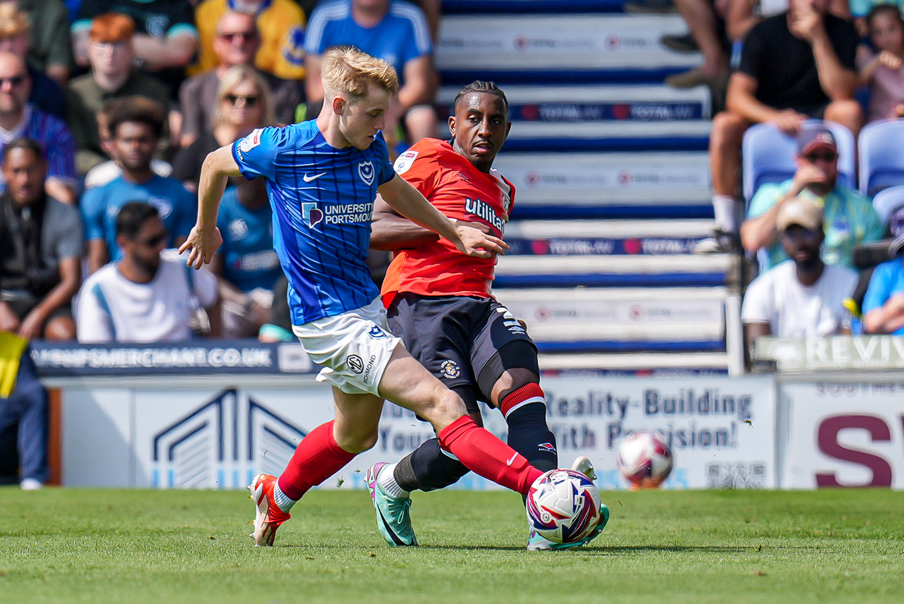 Amari'i Bell in action on his return from injury against Portsmouth