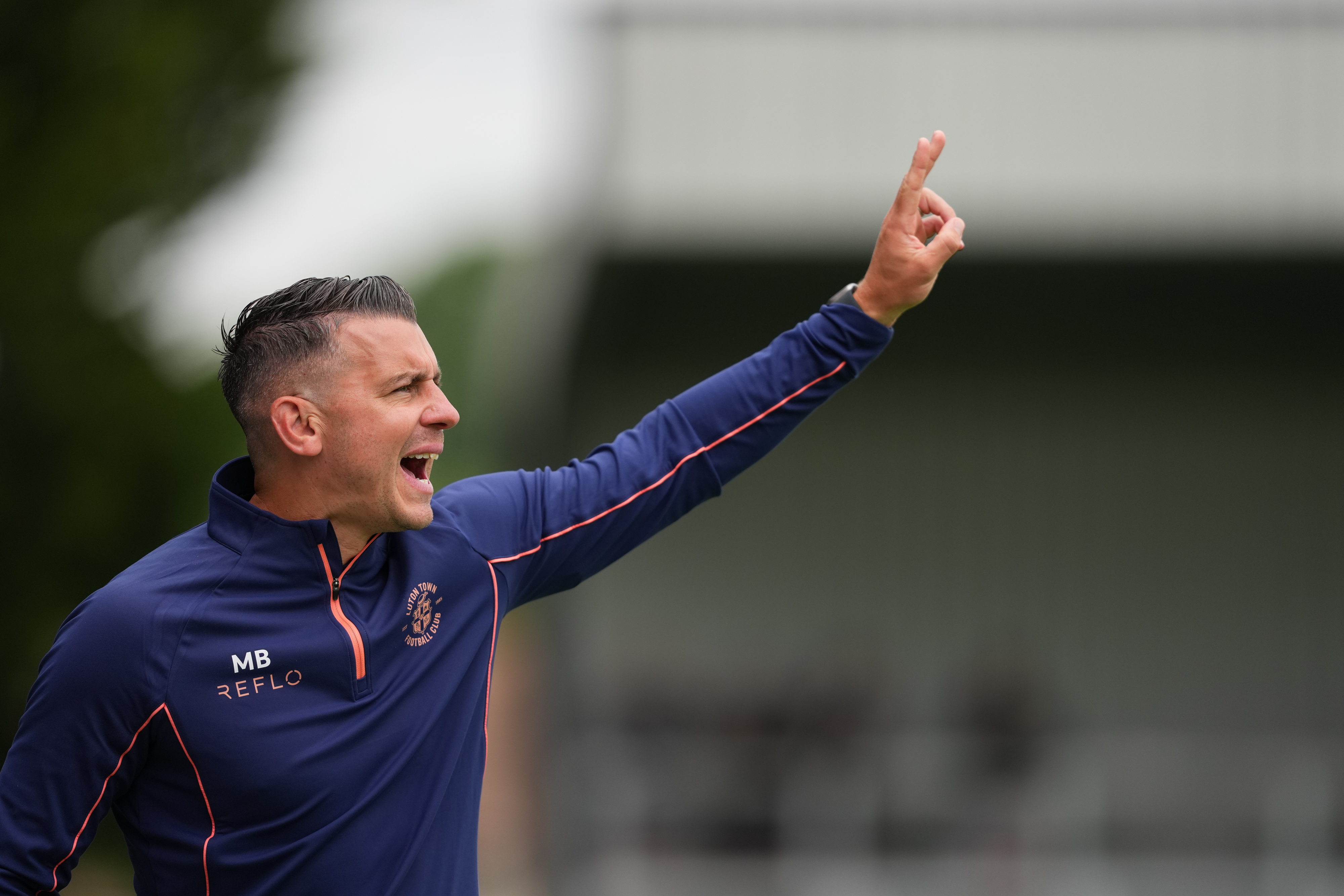 Matt Bloomfield during the game at Boreham Wood