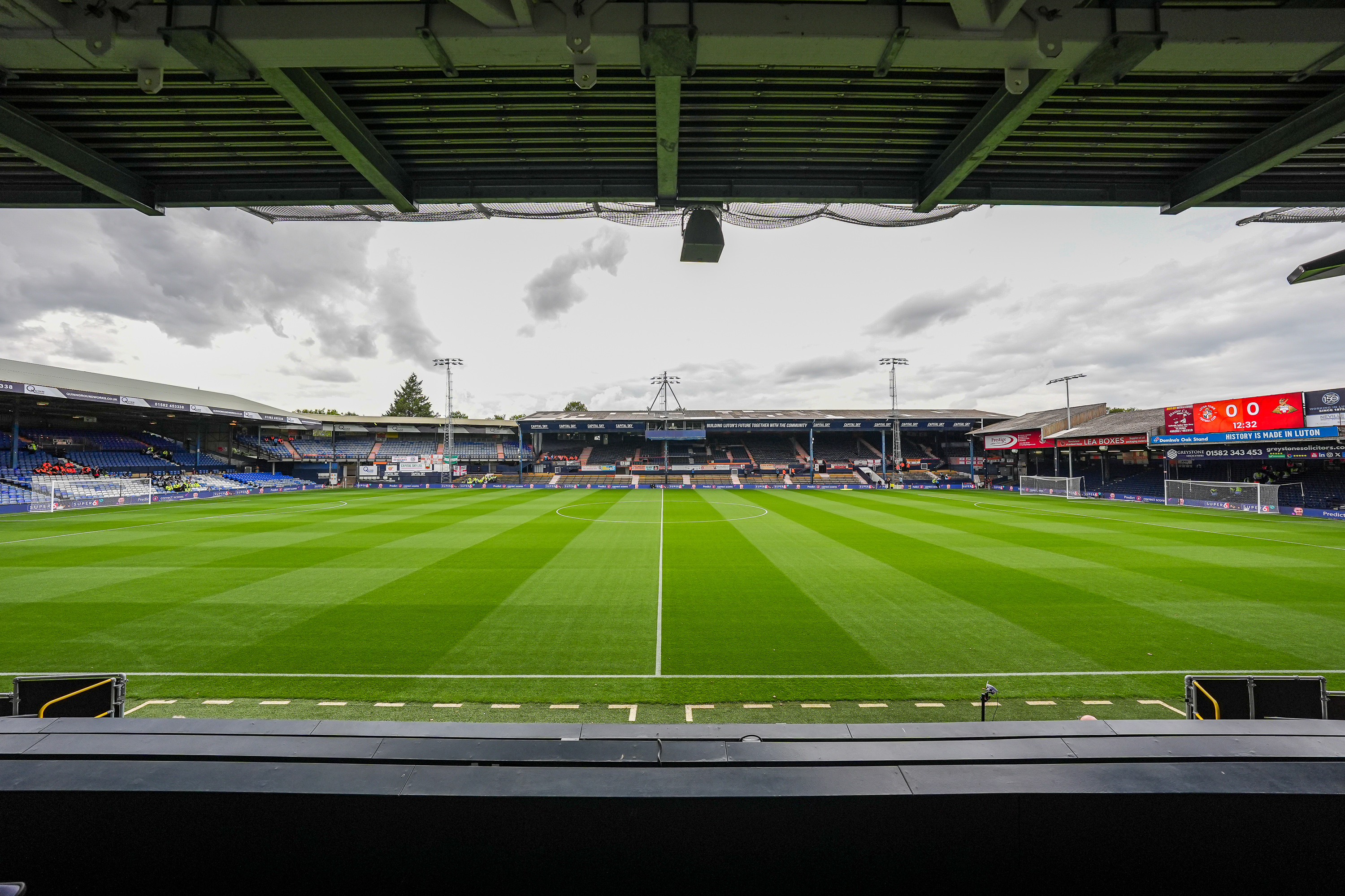 A general view of Kenilworth Road, taken from the Bobbers Stand.