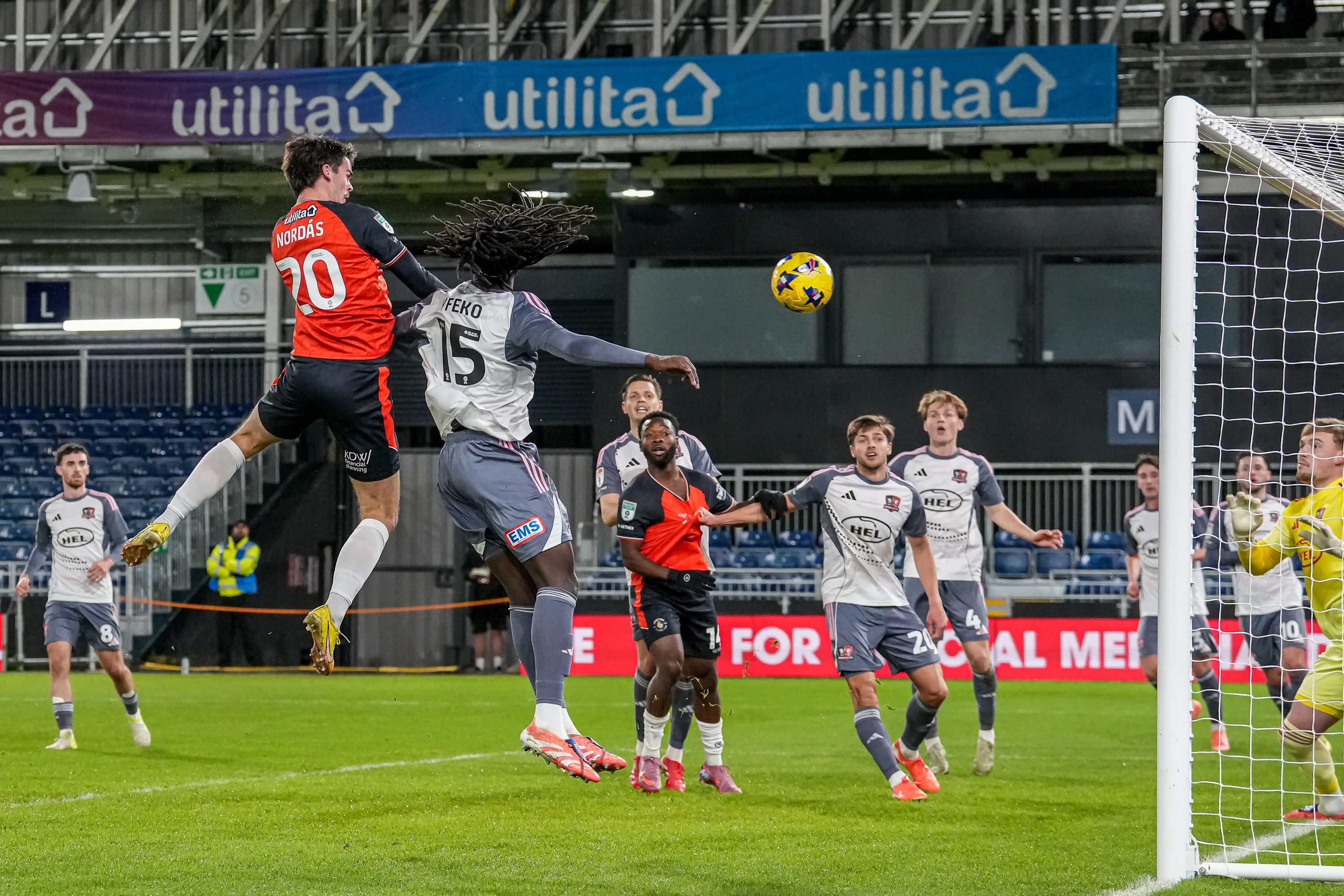 PMI Luton v Exeter 02DEC25 Nordas Goal 10013 Image