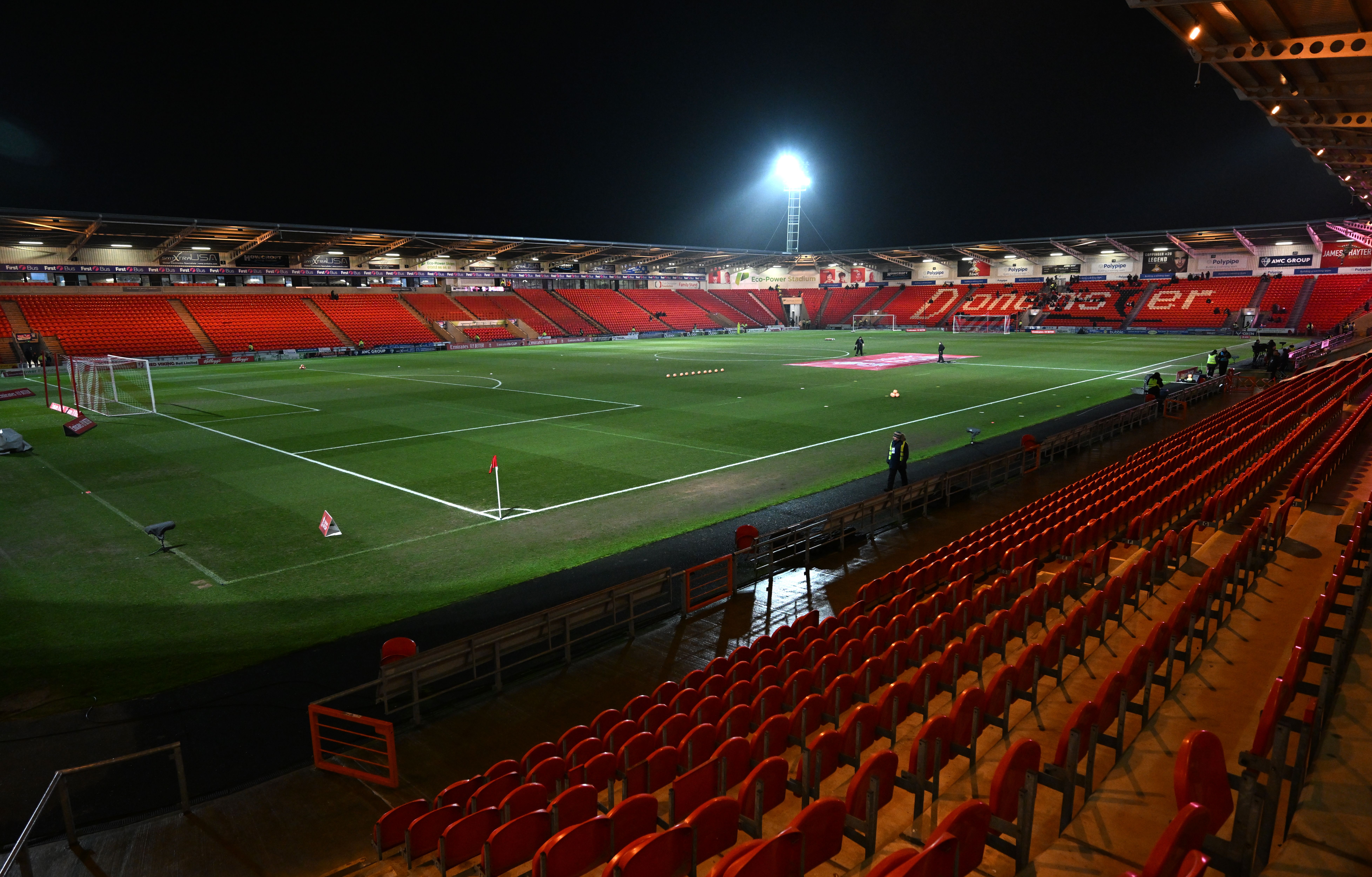 Doncaster ground floodlights