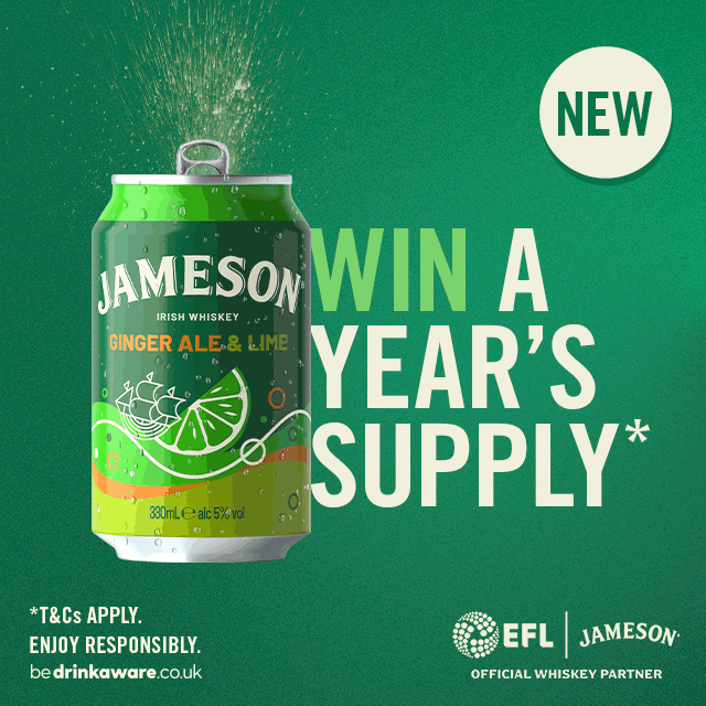win a year’s supply of Jameson, Ginger and Lime Ready-To-Drink Cans.