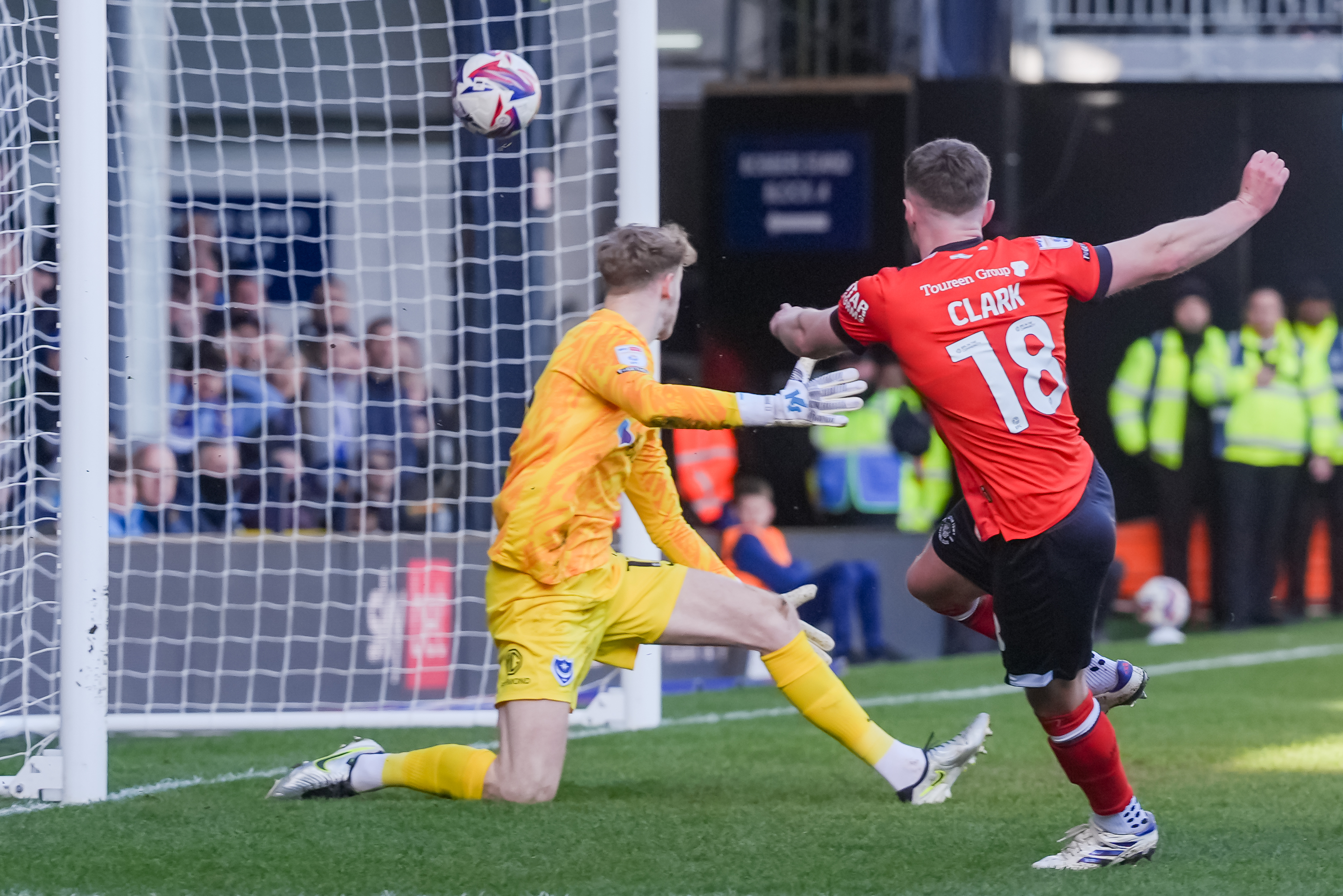 PMI Luton v Portsmouth 01MAR25 Clark Goal 0001 Image