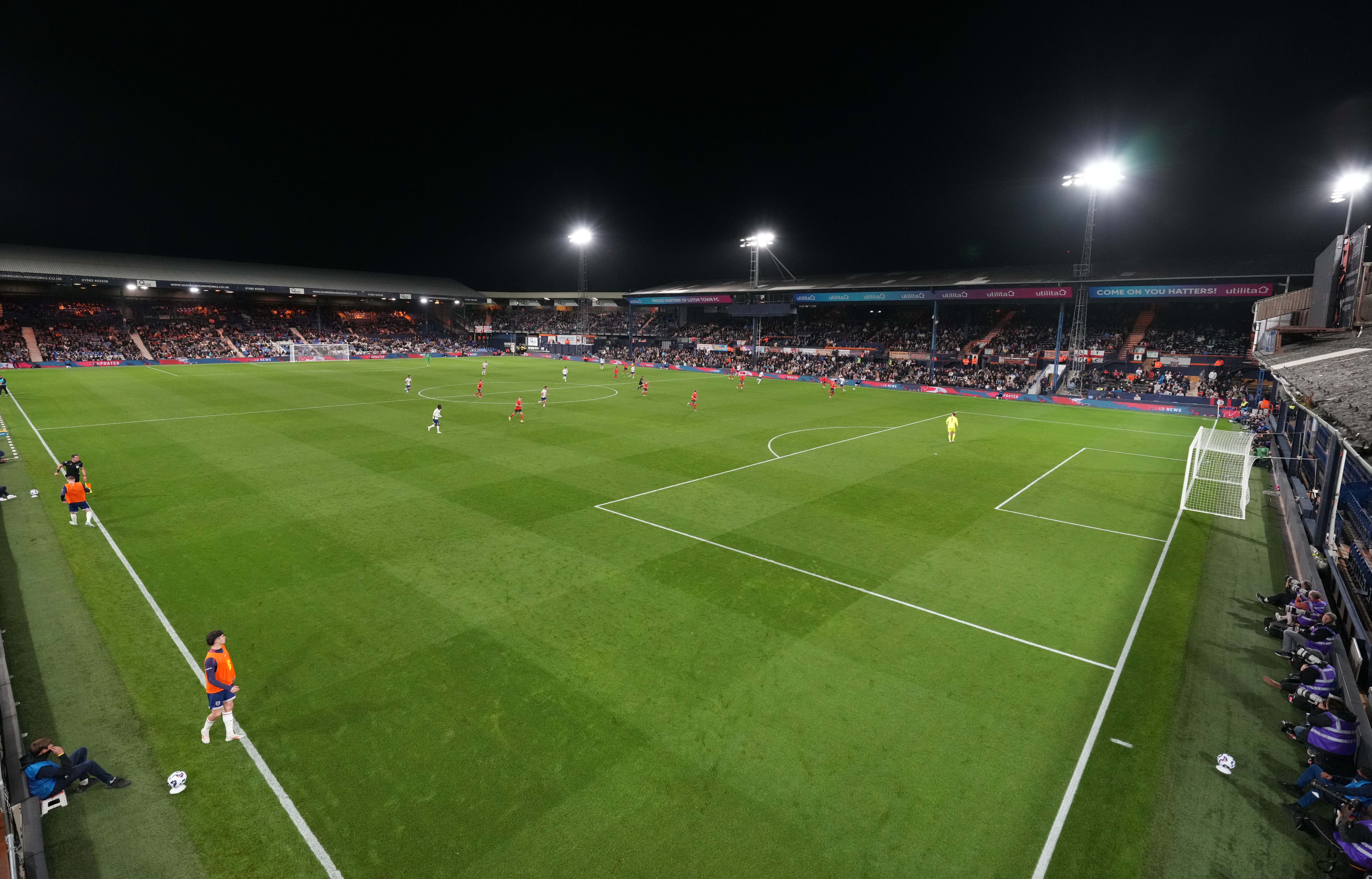 Kenilworth Road playing host to England U21s v Austria