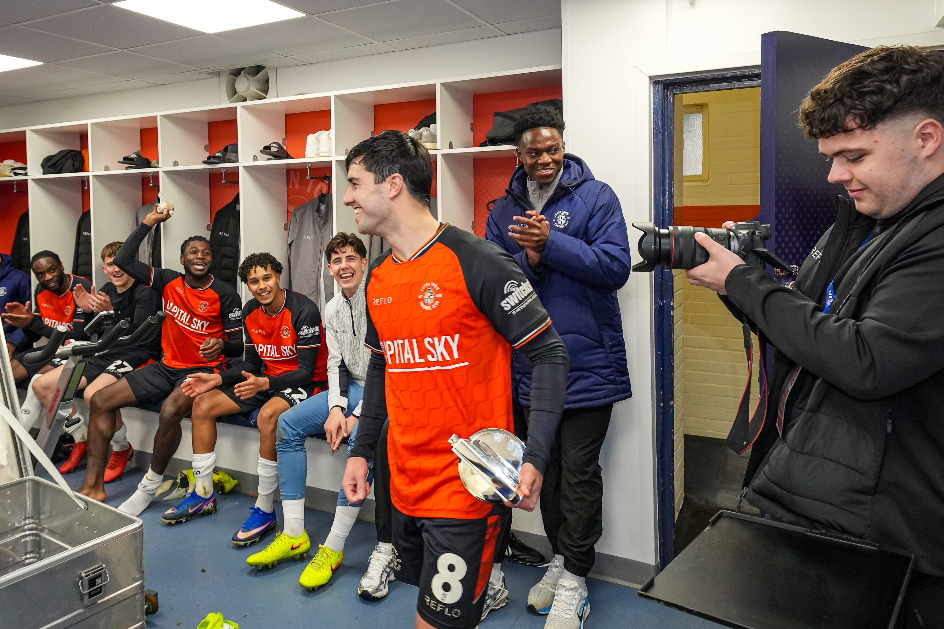 Liam Walsh dressing room