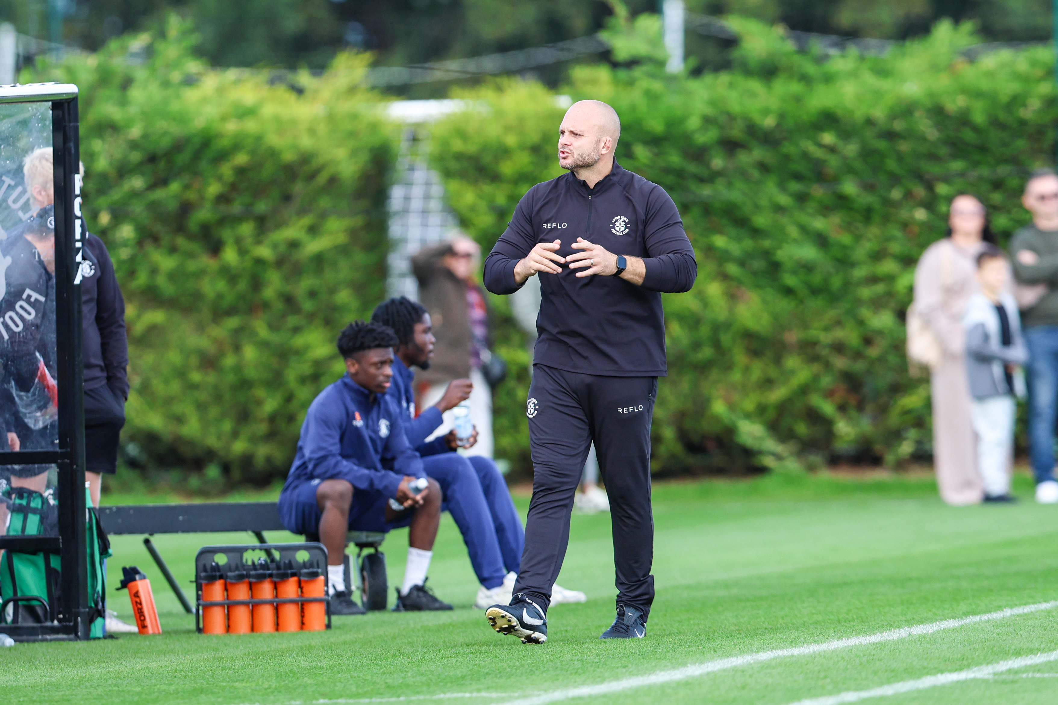 Joe Deeney speaks following Cambridge