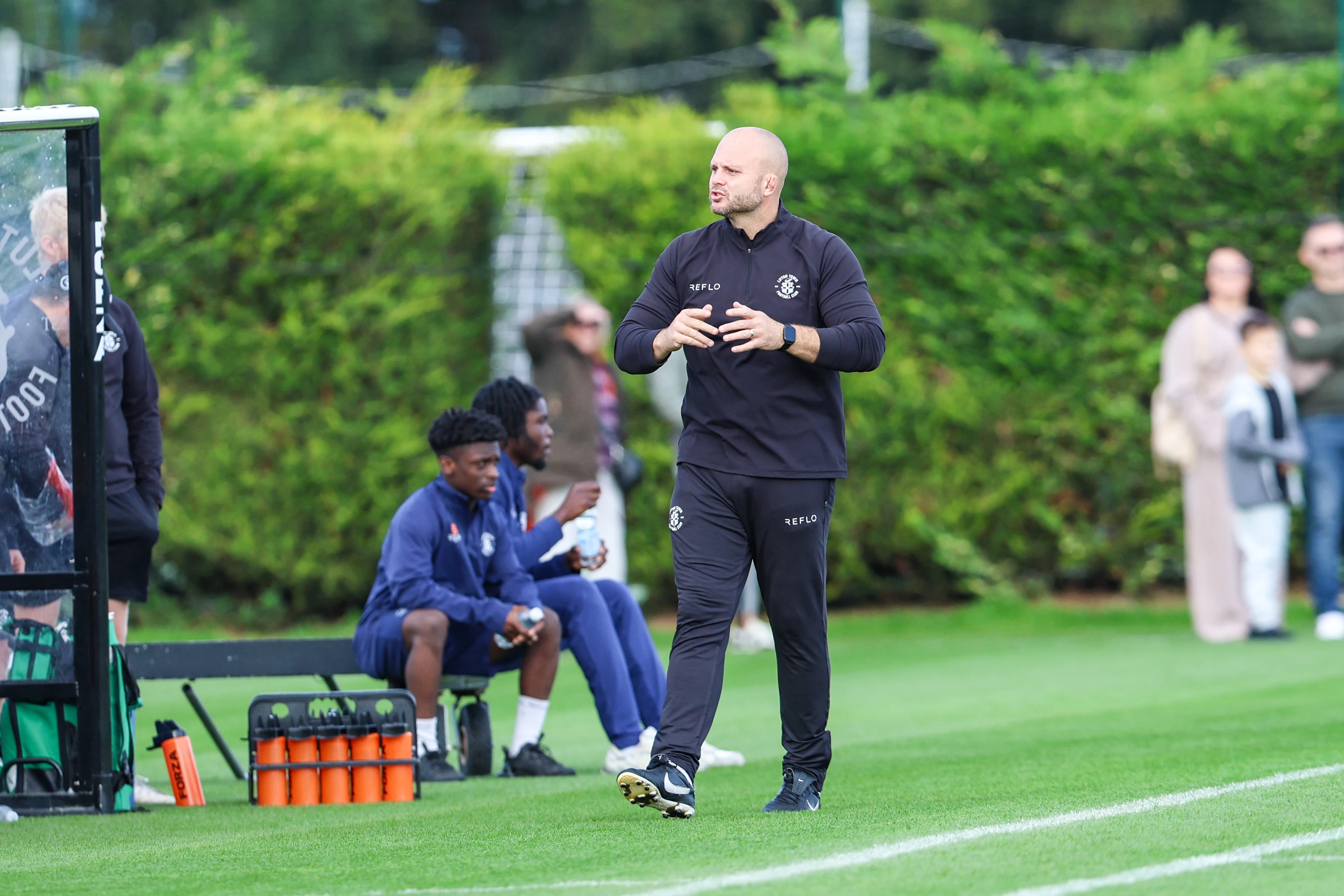 Joe Deeney speaks following Cambridge
