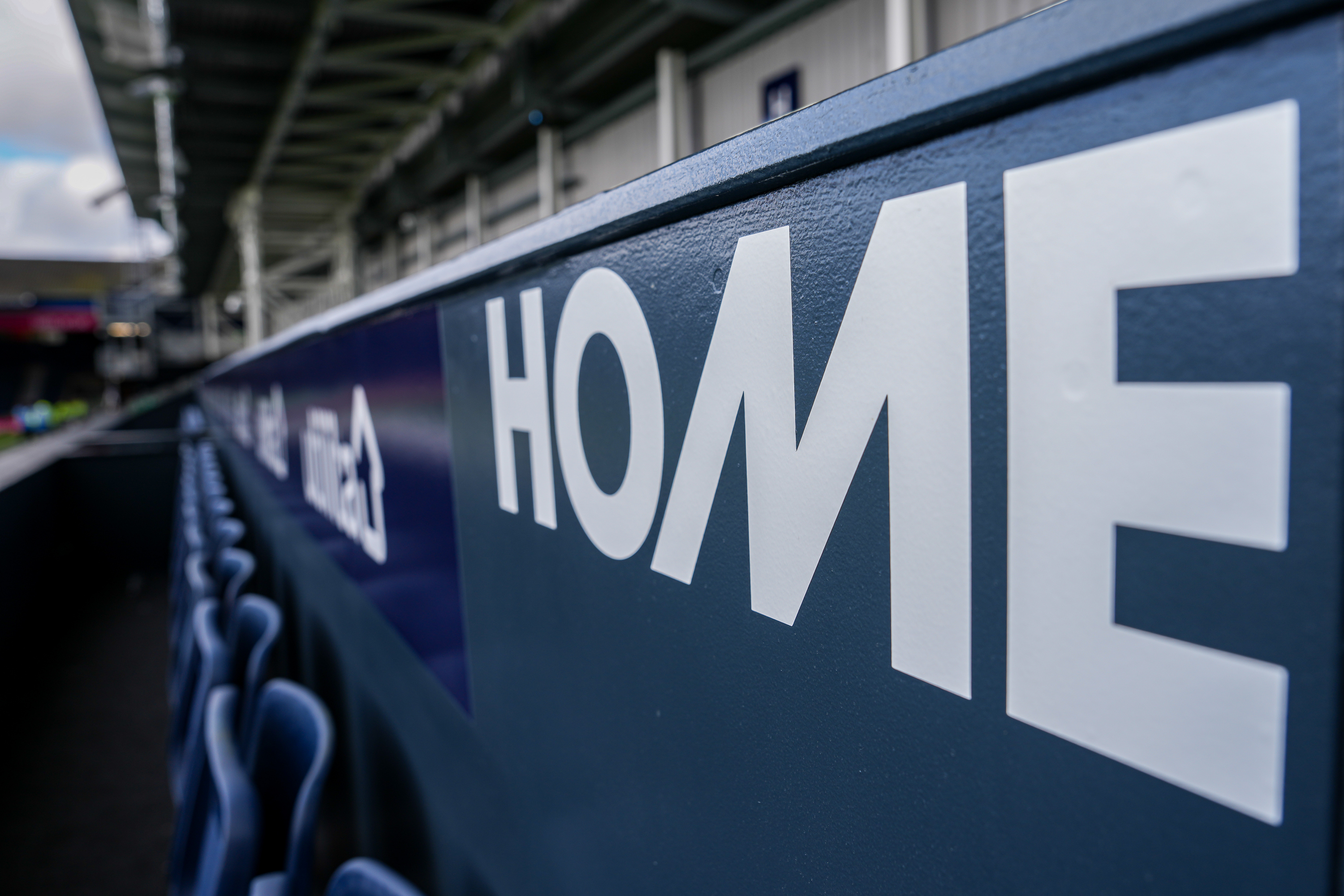 The home dugout at Kenilworth Road