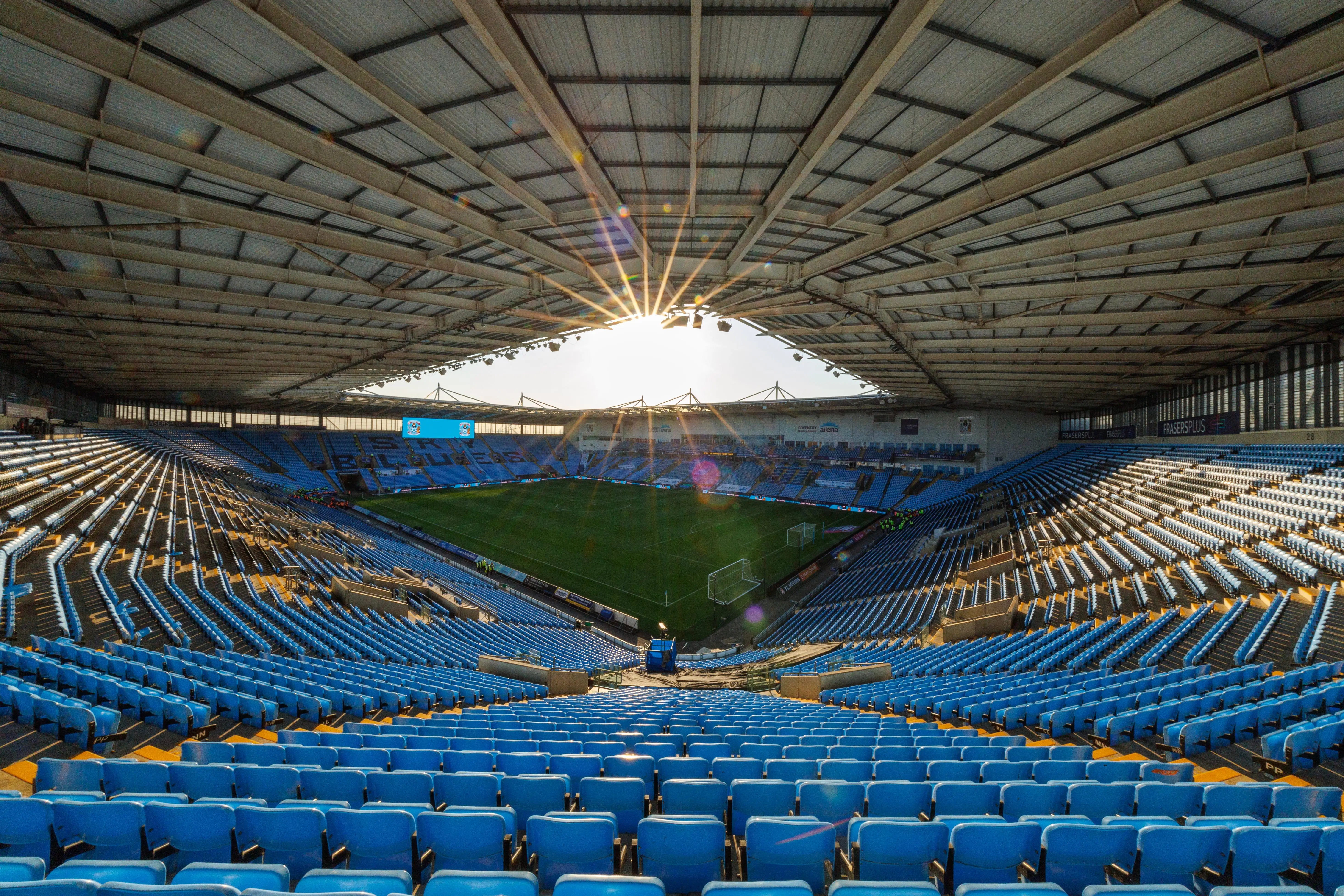 General view of Concentry City's Coventry Building Society Arena