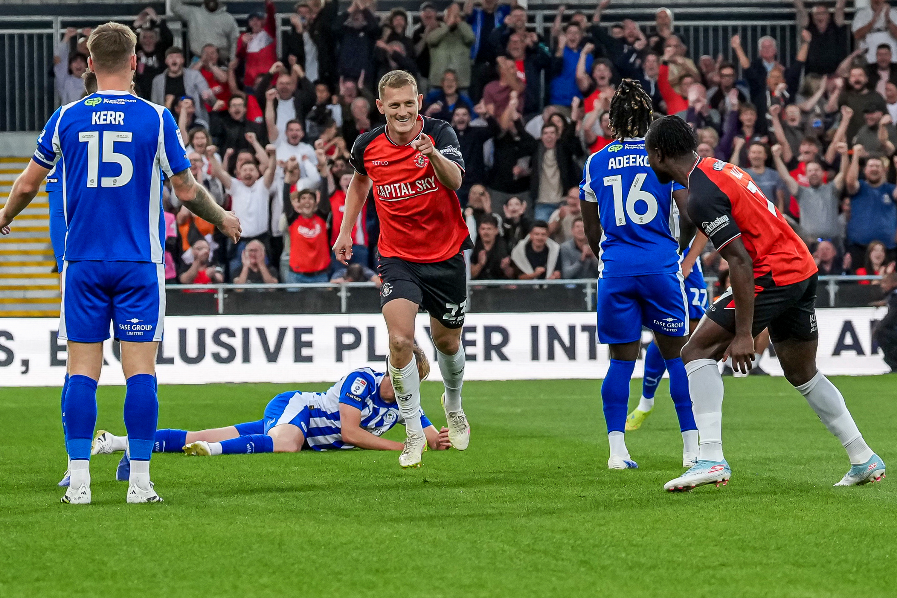 PMI Luton v Wigan 19AUG25 Saville Goal 0014 Image